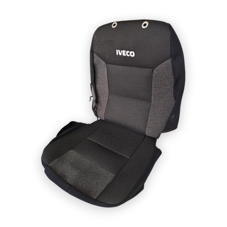 Housse de siège noir et grise
